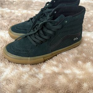 Vans Dark Green High-Top Sneakers